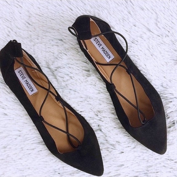steve madden criss cross flats